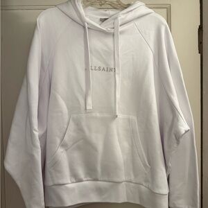 All Saints White Hoodie